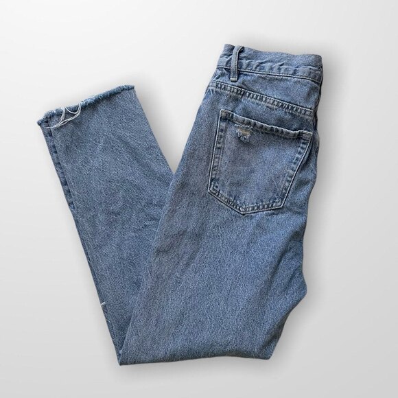 High-waisted Cropped PacSun Distressed 90's Mom Jeans Size 26 - Picture 3 of 7